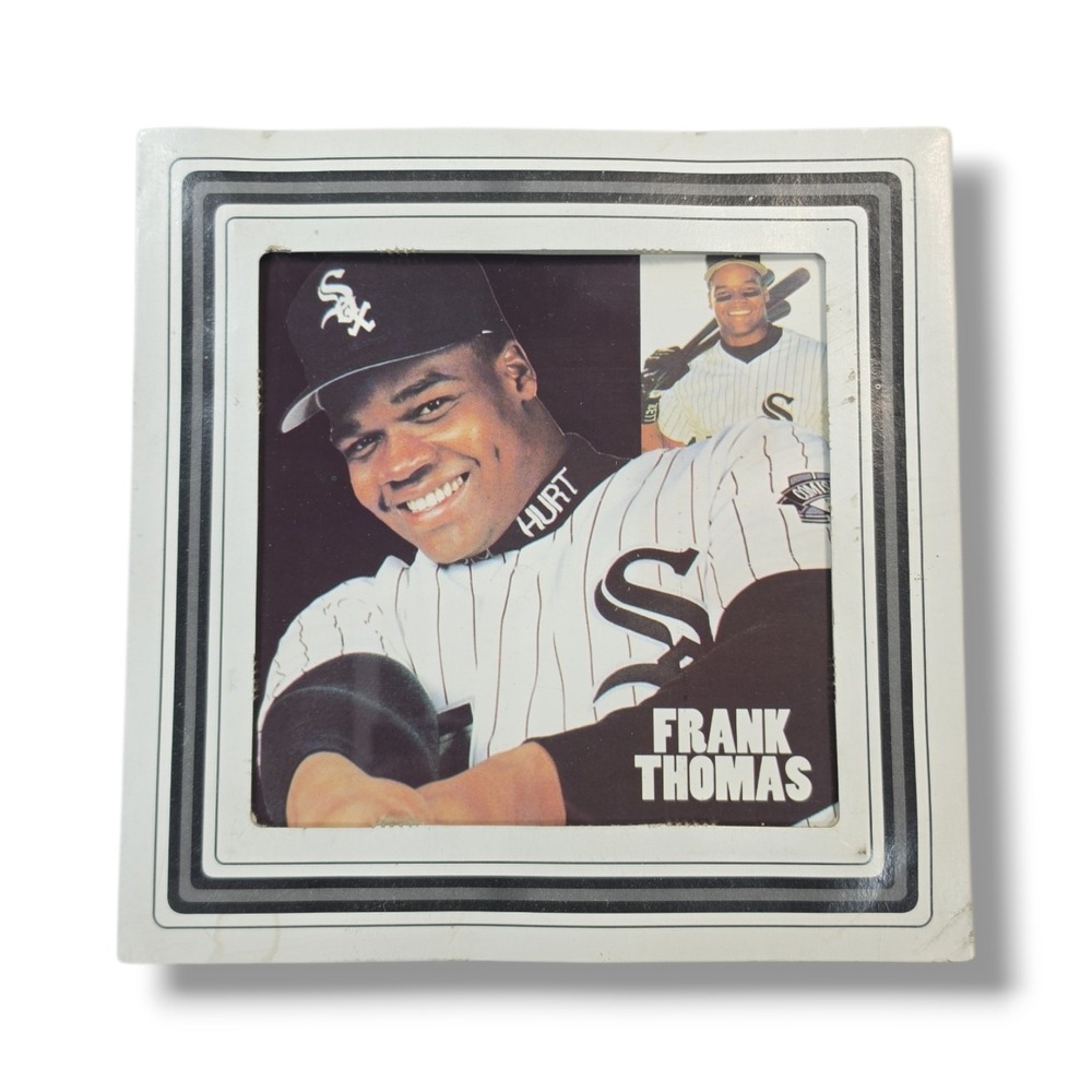 Vintage Frank Thomas Carnival Glass Prize Mirror‎ 8in x 8in